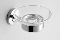 Aqua Splash 304-Zeepschaalhouder Met Glas RVS 