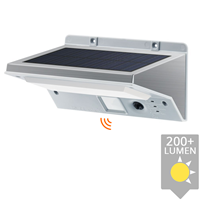 Slk Solar wandlamp Stuttgart met 21 leds en bewegingsmelder RVS op zonne-energie