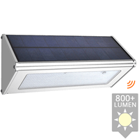 Slk Solar buitenlamp wandlamp Motion V met bewegingsmelder op zonne energie