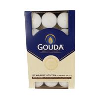 Gouda Waxinelichten 8 Uur Wit 30st