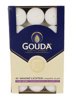 Gouda Waxinelichten 6 Uur Wit 45st