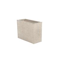 Beliani EDESSA Bloempot Beige Stenenmix