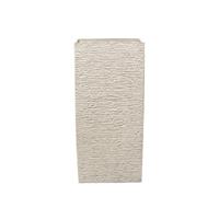Beliani GAZA Bloempot Beige Stenenmix