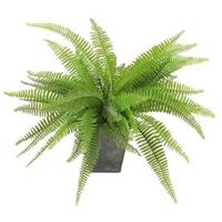 Kunstplant varen 33 cm groen in pot