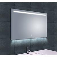Aqua Splash Ambi+ Condensvrije Spiegel 100X60 cm Met Dimbare Led Verlichting 