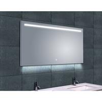 Aqua Splash Ambi+ Condensvrije Spiegel 120 X 60 cm Met Dimbare Led Verlichting 