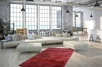 Kayoom Luxury Vloerkleed 120 x 170 cm Rood