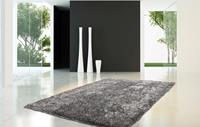Kayoom Hoogpolig vloerkleed met zachte pool 240 x 330 Grijs/Wit