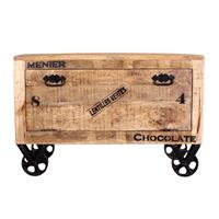 SIT Schoenenkast in factory-design, breedte 85 cm, shabby chic, vintage