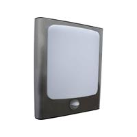Lutec Face ST033071-PIR Buiten LED-wandlamp met bewegingsmelder 13 W Warm-wit RVS