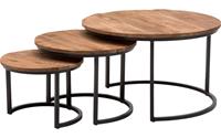 Goossens Salontafel Victor in Mango bruin