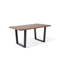 Beliani Eettafel bruin 160 x 90 cm AUSTIN