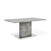 Beliani Eettafel betonlook 160 x 90 cm PASADENA