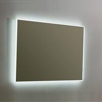 Sanilux Aluminium spiegel LED Infinity 80 cm met spiegelverwarming