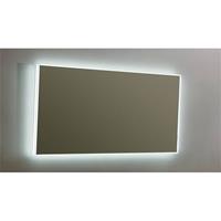 Sanilux Aluminium spiegel LED Infinity 140 cm met spiegelverwarming