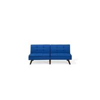 Beliani RONNE Slaapbank Blauw Polyester 180x99