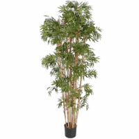 Bellatio Kunstplant bamboe 150 cm Groen