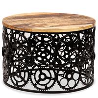 vidaXL Couchtisch Mangoholz Massiv 60 x 40 cm Braun