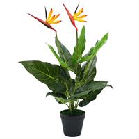 VIDAXL Künstliche Strelitzia Reginae Paradiesvogelblume 66 Cm