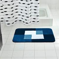 RIDDER Badteppich Coins 60×90 cm  Blau