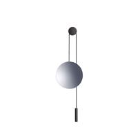 New Works spiegel Rise and Shine, zwart, Ø 45 cm, glas