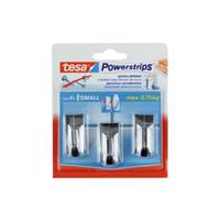 Tesa Powerstrips haak chroom 3 stuks