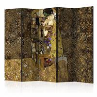 Vouwscherm - Gouden kus 225x172cm