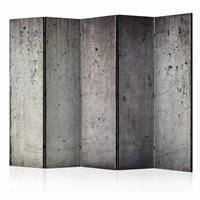 Vouwscherm - Grijze stad 225x172cm