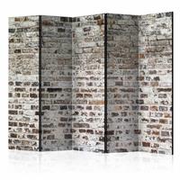 Vouwscherm - Oude muur 225x172cm