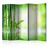 Vouwscherm - Groen bamboe 225x172cm