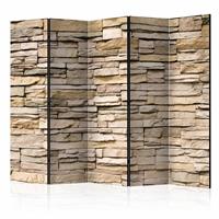 Vouwscherm - Decoratieve stenen 225x172cm