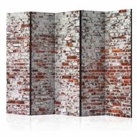Vouwscherm - Stenen muur, 225x172cm