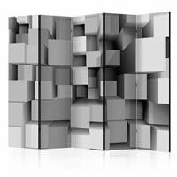 Vouwscherm - Geometrische puzzel 225x172cm