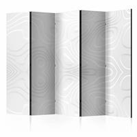 Vouwscherm - Witte golven 225x172cm