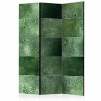 Vouwscherm - Groene puzzel 135x172 cm