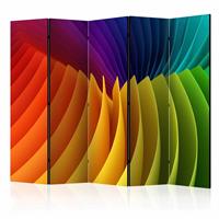 Vouwscherm - Regenboog 225x172cm