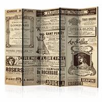 Vouwscherm - Vintage Magazines 225x172cm