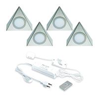 Hera Onderbouwspot keuken Delta met dimmer . Set van 4