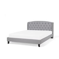 BORDEAUX Tweepersoonsbed Grijs Polyester 160x200