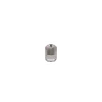 Kaarsenhouder crystal glass diamant grijs