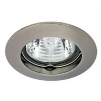 Rocalux Inbouw spot 50mm vast geschuurd staal 5013105