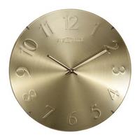 NeXtime Wandklok  Ã?35 Dome glas goud