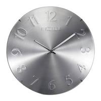 NeXtime NE-3236ZI Wandklok Ø35 Dome Glas Zilver