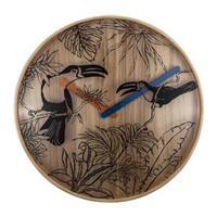 NeXtime Tropical Birds Wandklok Ø 40 cm