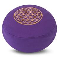 Green Tree Yoga Meditatie Kussen Flower Of Life Paars 36x17cm (1st)