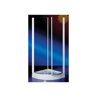 Plieger Royal hoekinstap 1/4 rond 6mm glas 90x190cm chroom 4283027
