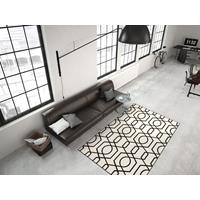 Kayoom Tapijt Now! 400 Elfenbein Schwarz 120cm X 170cm
