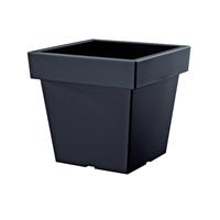 Bloempot vierkant lofly low 30x30x27cm antraciet prosperplast