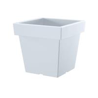 Bloempot vierkant lofly low 30x30x27cm wit prosperplast