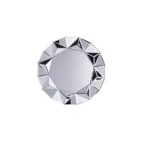 Beliani HABAY Wandspiegel Zilver Glas